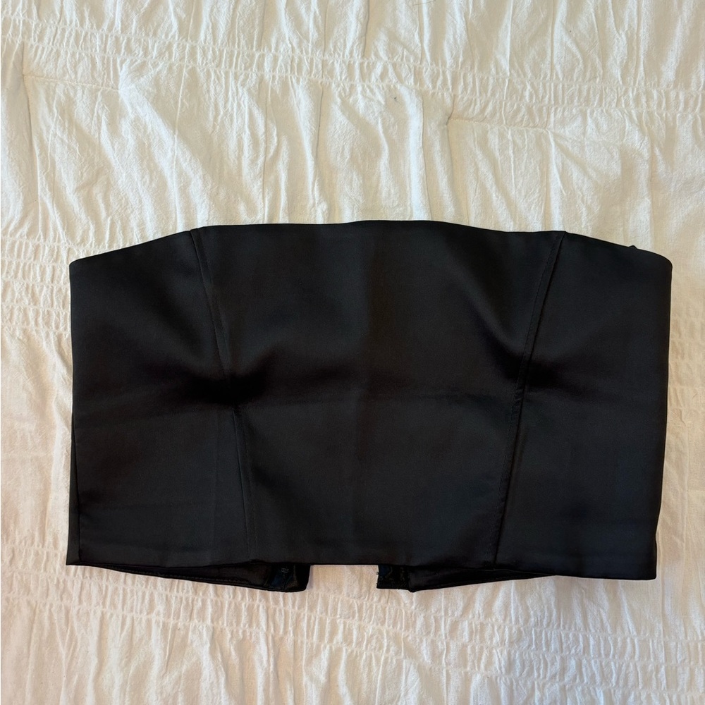 Zara Satin Tube Top